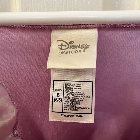 Disney Store Ariel The Little Mermaid Dress Costume Halloween Girls Size 5-6 - Picture 9 of 15